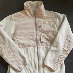 The North Face fleece cream/blush